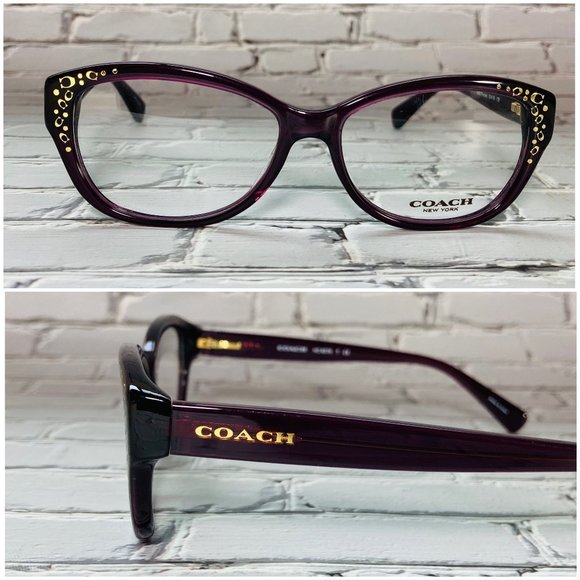 Coach Accessories - Coach Cat Eye Purple Eyeglasses Frames NWOT